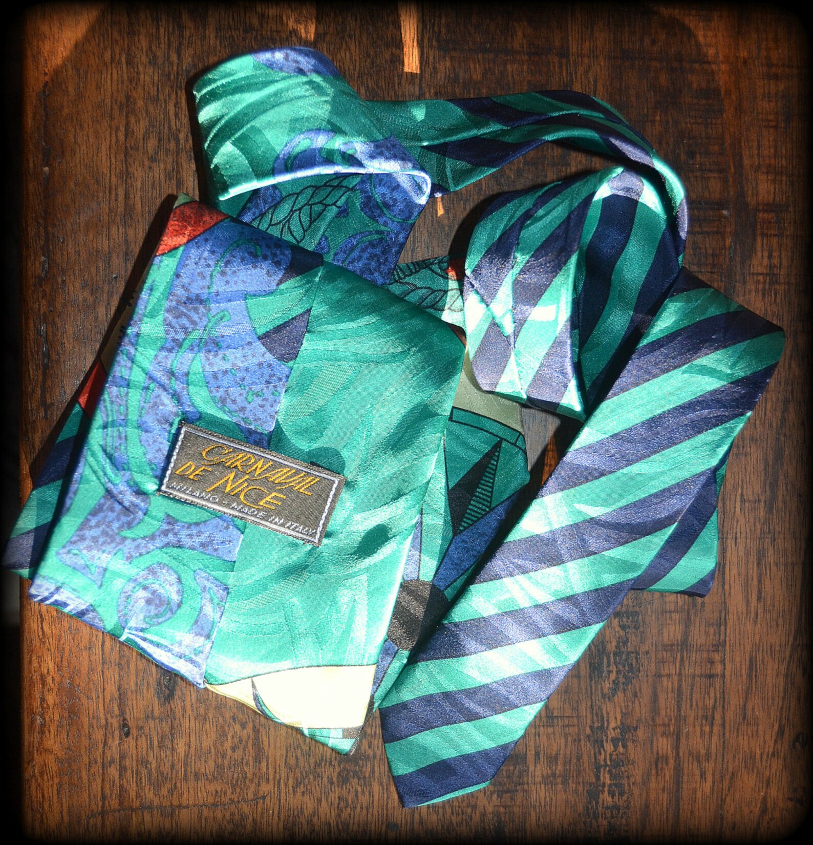 Vintage Silk Ties Neckties for Men Made in Italy Etsy