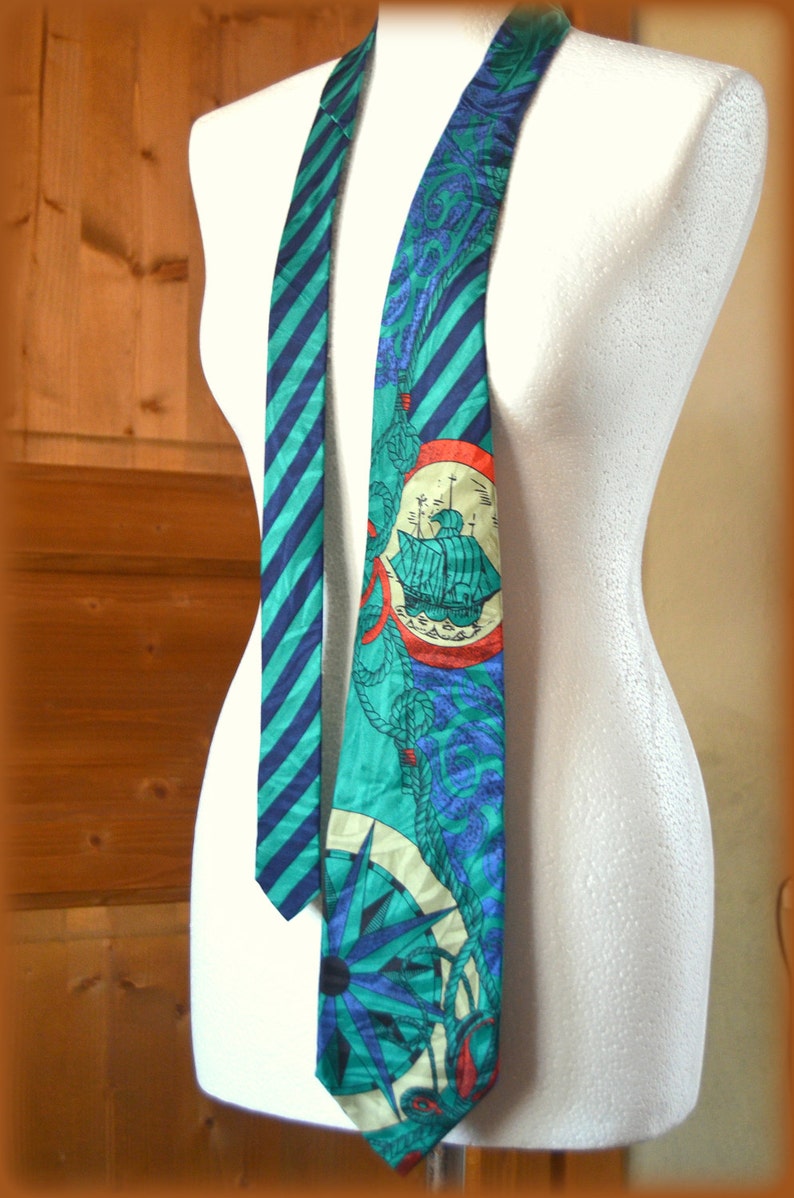 Vintage Silk Ties Neckties for Men Made in Italy Etsy
