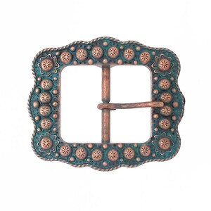 Sunburst Buckle Antique Copper 3/4" 2678-90