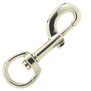 Leash Clip Nickel Plate 3/4&quot; 12470-02