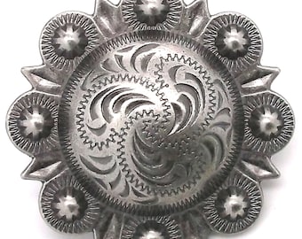 Berry Concho Antique Silver Screw Back 1-1/2" 7860-21