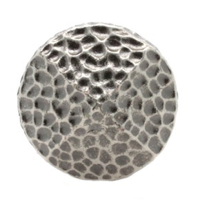 Hammered 4 Point Concho Antique Nickel Pewter 1.25&quot; 7432-21