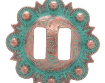 Berry Slotted Concho Antique Patina 1-1/2" 7860-90S