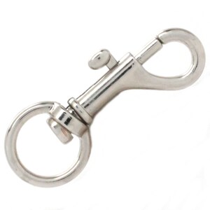 Bolt Action Leash Clip Nickel Plate 1/2&quot; 15265-02