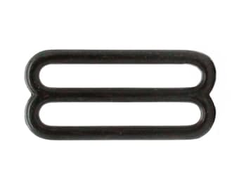 Double Loop Strap Adjuster 1.5 Inch Black 20112-13