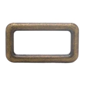 Die Cast Rectangular Ring 1 1/4 x 5/8 ID Antique Brass 14866-09
