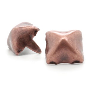 Pyramid Nail Head Spots Antique Copper 1/2&quot;100 pk NH641-10