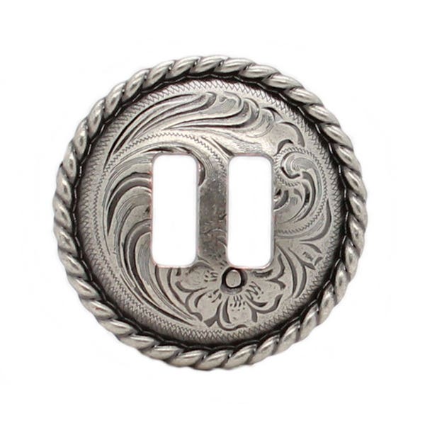 Ceinture western Concho Oval noire - Homme | La Chambrière