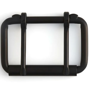 Two-Prong Matte Black Roller Buckle 2-1/2&quot; 1556-02