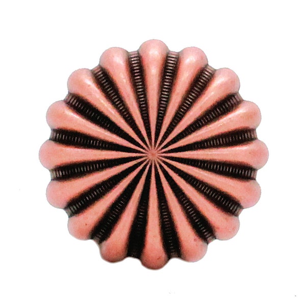 Pinwheel Concho Antique Copper 1.25" (3.17 cm) by Stecksstore 2256-10 Screw Back