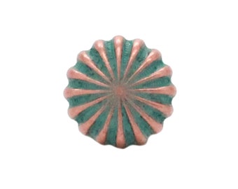 Pinwheel Concho Copper Patina 3/4" (1.9 cm) Screw Back 4861-90