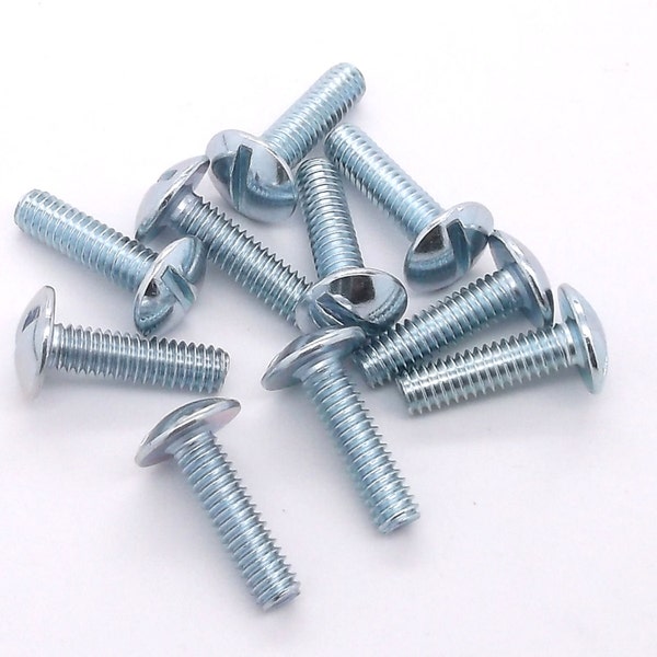 Concho Screws 5/8" (1.6 cm) Nickel Plate 10 Pack 1295-01 #8