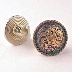 Chicago Screws Antique Copper Concho 3/16&quot; 10 Pack 3305-28