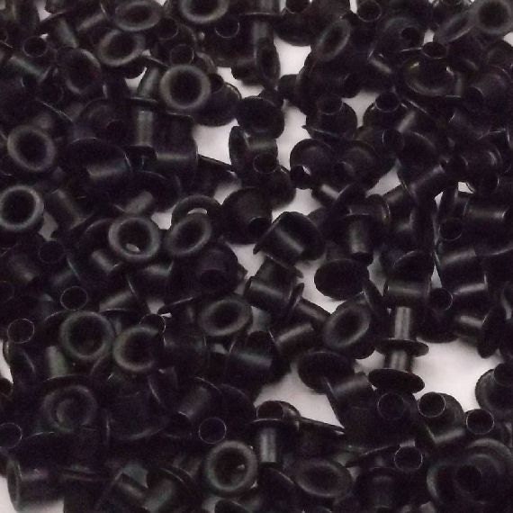Eyelets Black 1//4/" 100 Pack 1287-13 Stecksstore