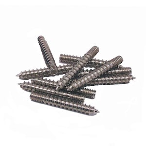 May include: A pile of silver-colored screws with a pointed tip and a threaded shaft.
