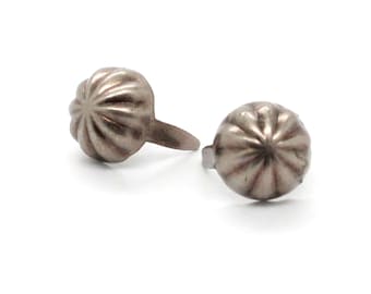 Antique Nickel Parachute 3/8" Diameter Nailhead Spots 100 pk NH201-21