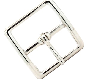 Square Strap Buckle Shiny Nickel 1" 20001-02