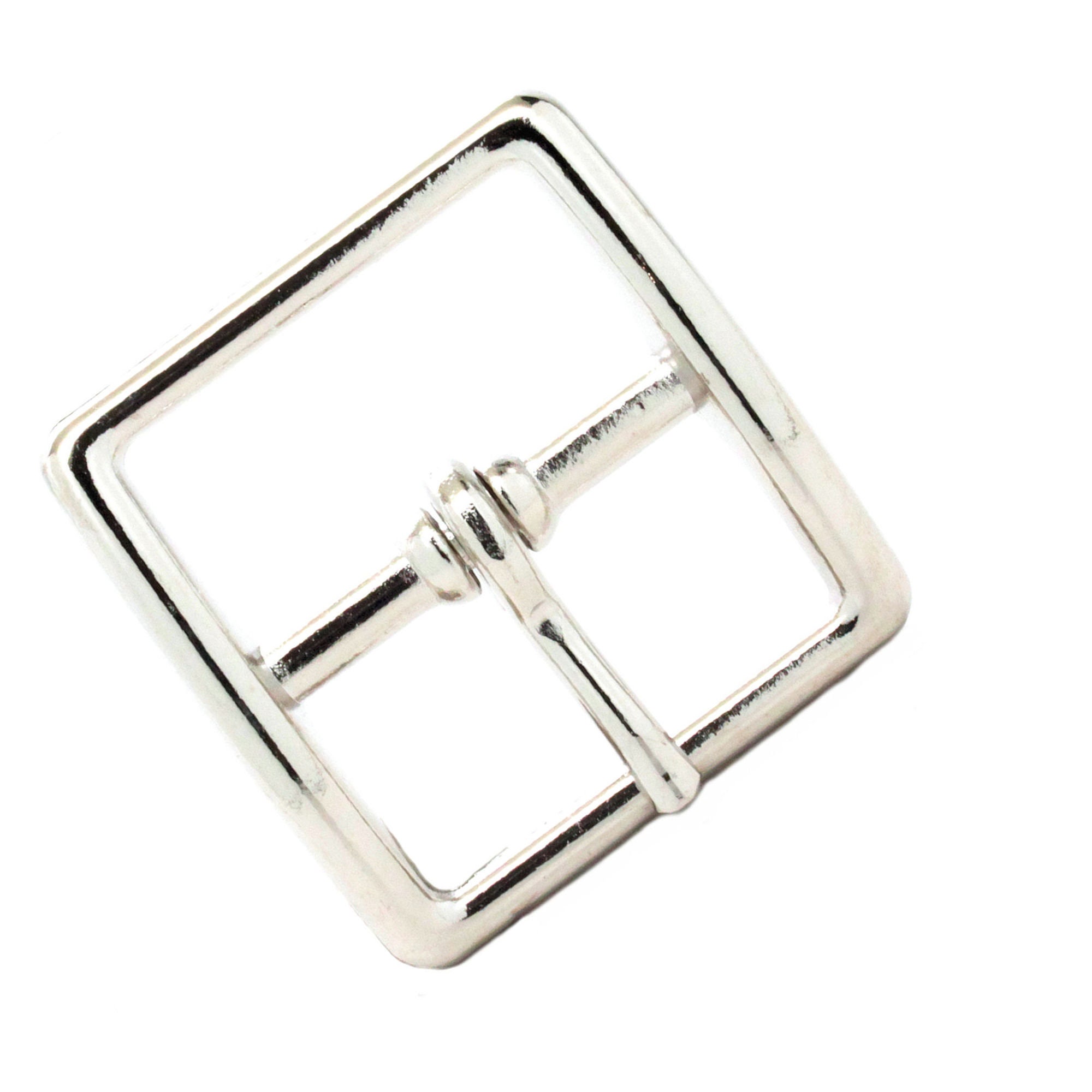 Square Buckle Without Spring Square Strap Buckle Shiny Nickel 1