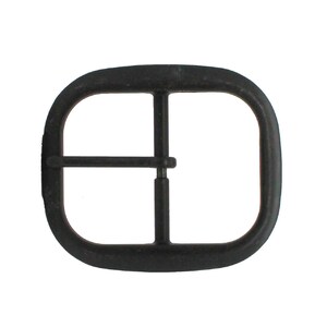 Black Center Bar Belt Buckle 1-1/4" 1565-13