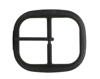Black Center Bar Belt Buckle 1-1/4" 1565-13