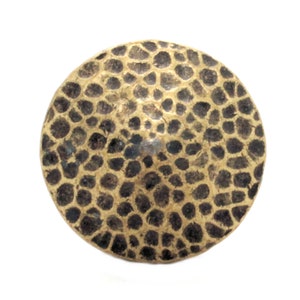 Cone Screw Back Concho Antique Brass Pewter 1.25&quot; 7436-09