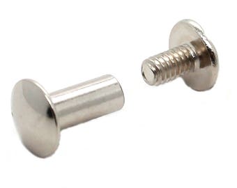 Chicago Screws Nickel 1/2" 10 Pack 1293-22