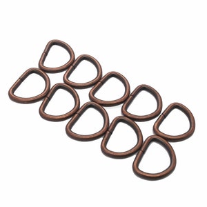 Solid Dee Copper Plated 7/8" 10 Pak DR1293-10