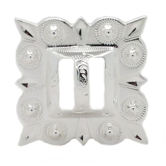 Berry Slotted Concho Silver 1/" 7862-02S