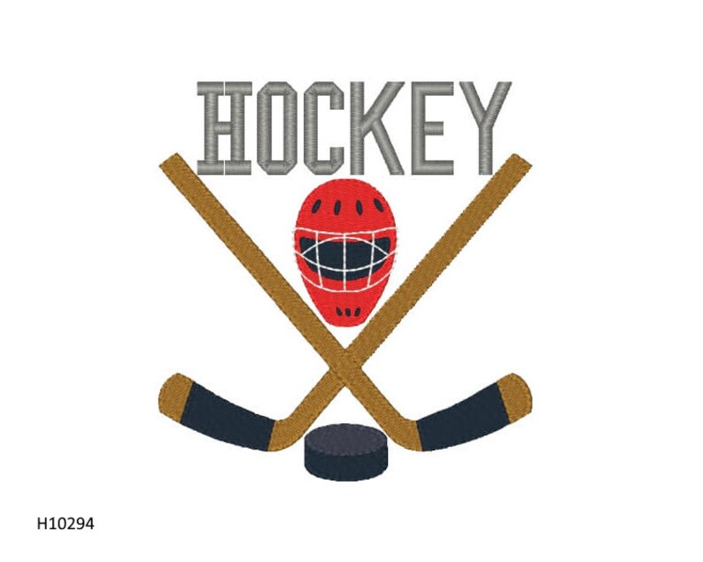 Hockey Machine Embroidery Design Hockey Sticks Embroidery Etsy