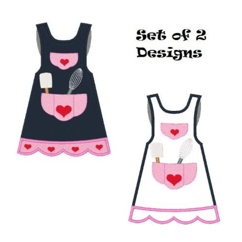 Apron Machine Embroidery Pattern Apron Machine Embroidery Pattern