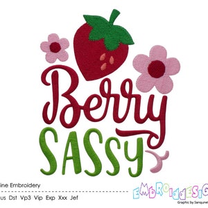 Motif de broderie machine impertinent baies Motifs de broderie filles Fruit