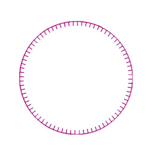 Circle Embroidery Designs Set of 4 Blanket Stitch Applique Etsy