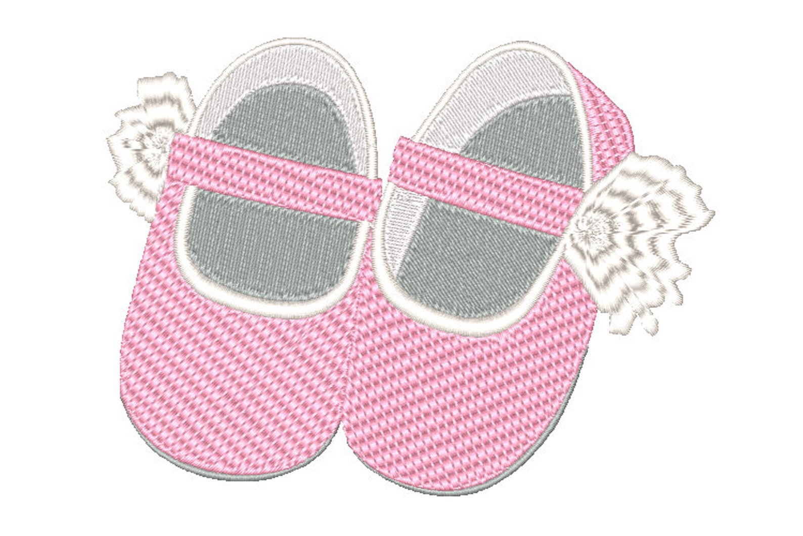 Baby Shoes Machine Embroidery Design Baby Girl Shoe Filled Etsy