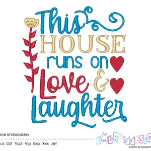 Home Machine Embroidery Design Embroidery Designs Kitchen Embroidery Marriage Sayings Love Instant Download