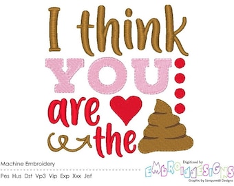 Love Machine Embroidery Design Toilet Paper Embroidery Designs Valentines Sayings Instant Download