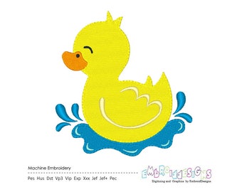 Duck Baby Machine Embroidery Design Duckling Embroidery Designs Digital Download