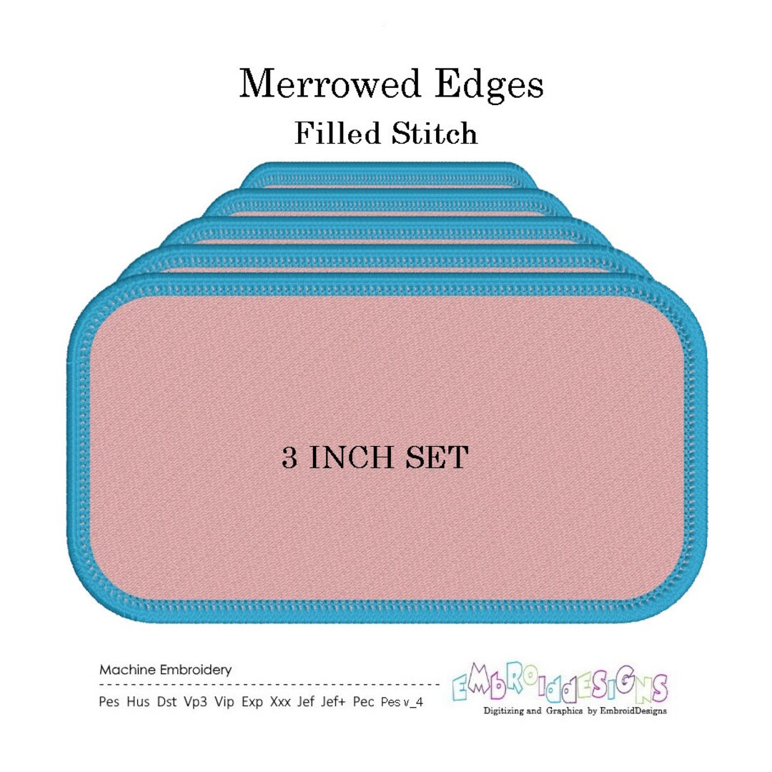 Stunning Rectangle Frame Patch Bundle Border Embroidery Designs