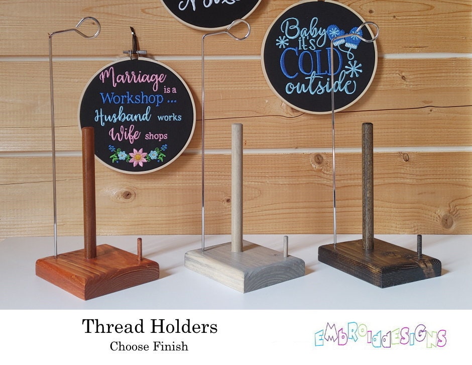 How to Make a Wooden Spool Thread Holder : 7 Steps - Instructables