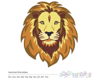 Capture the Spirit of the African Wildlife with Lion Safari Embroidery Pattern | Instant Download