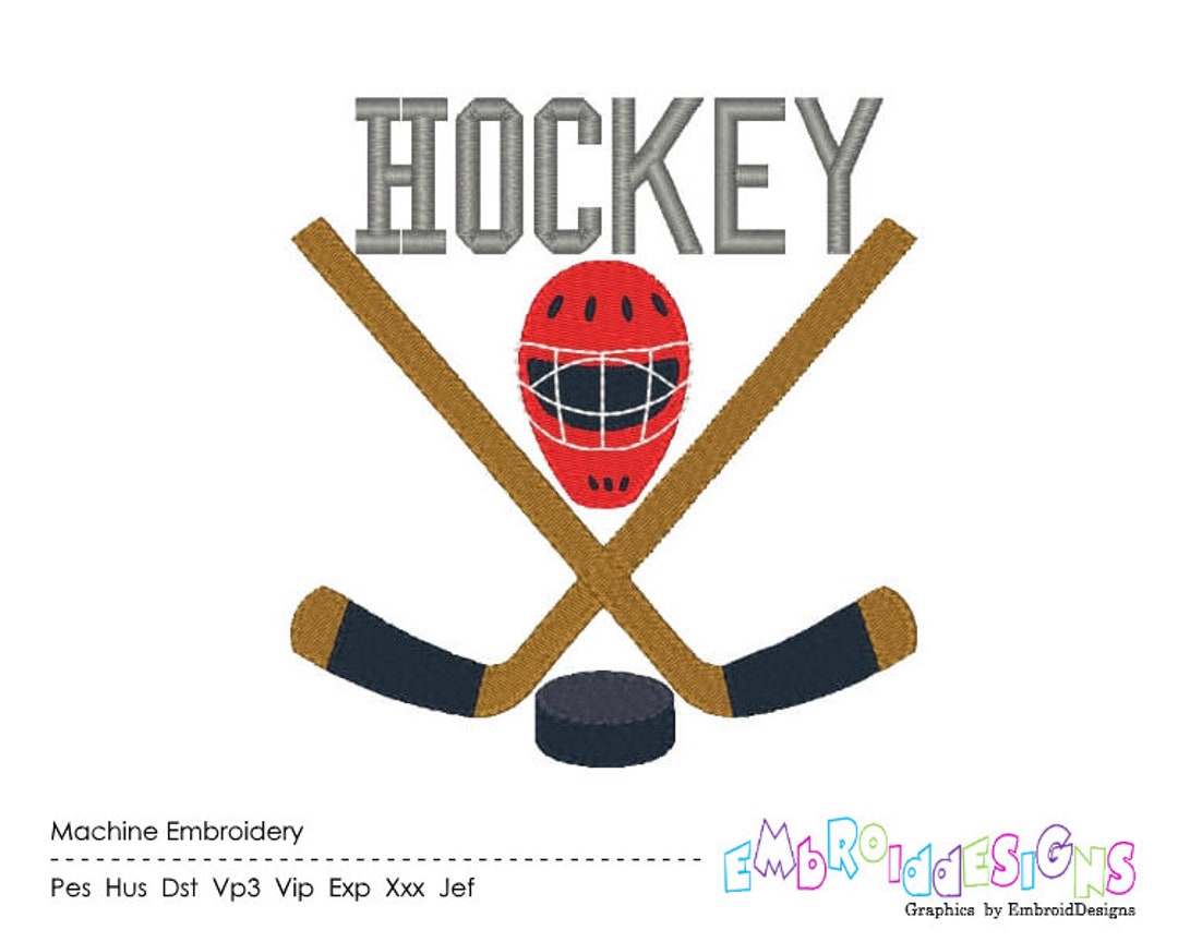 Hockey Machine Embroidery Design Hockey Sticks Embroidery Designs