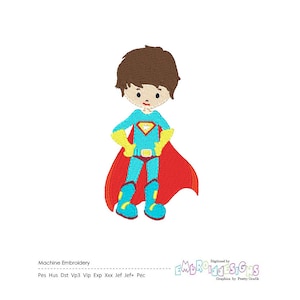 Super Hero Embroidery Designs for Kids | Machine Embroidery Pattern | Instant Download & Ready to Stitch