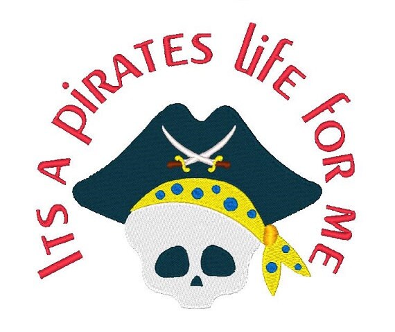 Pirat Totenkopf Stickdatei Stickdatei Pirat Design Totenkopf - Etsy