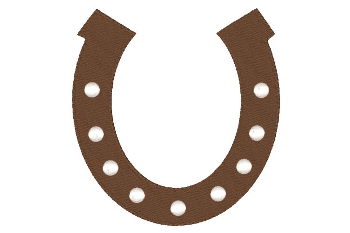 Horseshoe Embroidery Designs Set Machine Embroidery Applique Etsy Horseshoe embroidery design mini horseshoe machine embroidery