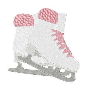 Ice Skates Machine Embroidery Design: Sports Skate (Instant Download)