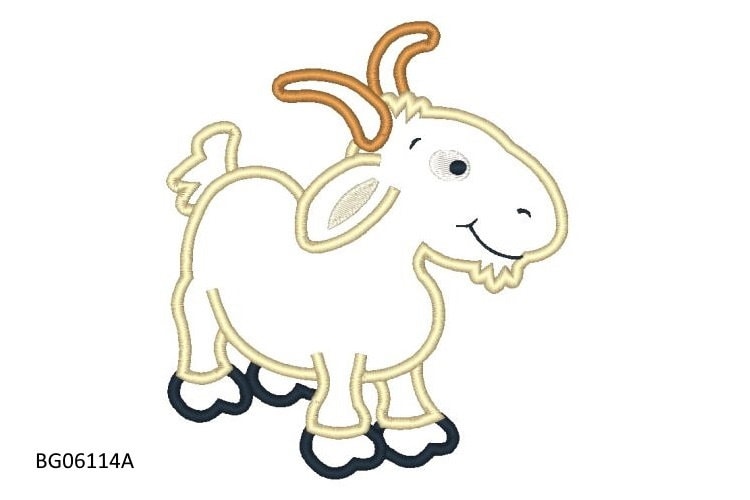 Billy Goat Embroidery Designs Set Applique Instant Download Etsy