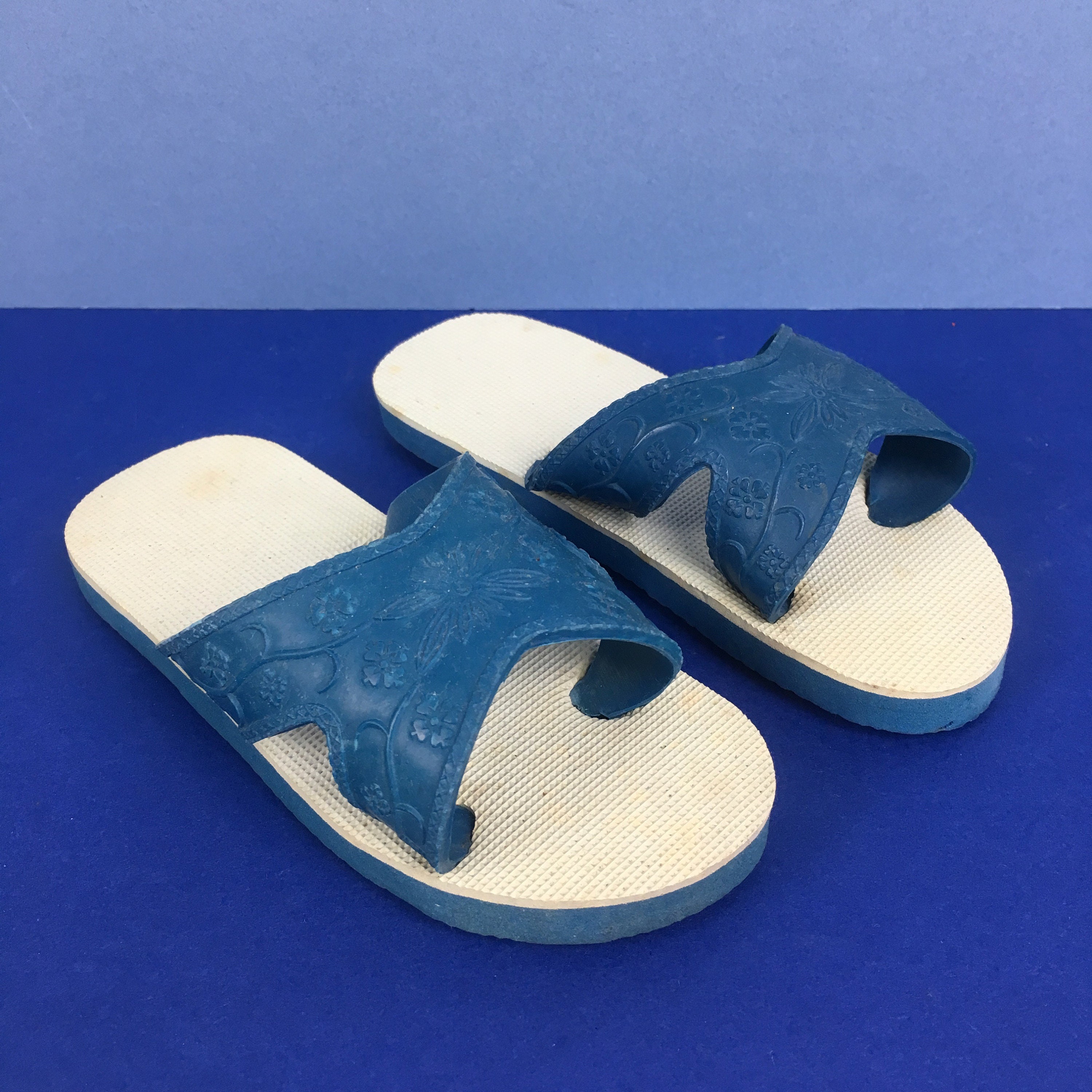 Kids vintage summer sandals shoes rubber foam plastic beach Etsy