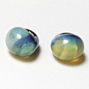 169. glass eyes for butterflies, dragonfly eyes 3-4 mm, green/blue, for insects and fantasy, eye miniature, small eyes, small glass eyes,