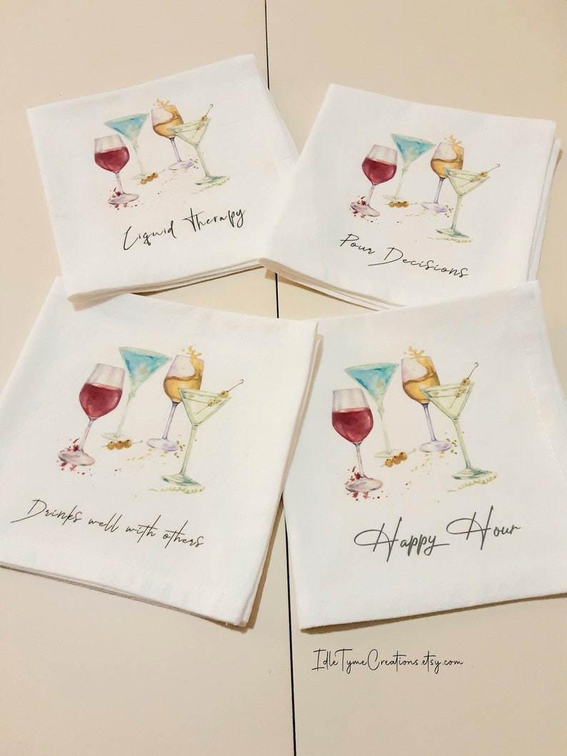IdleTymeCreations Cocktail Napkins - Thumbnail 3