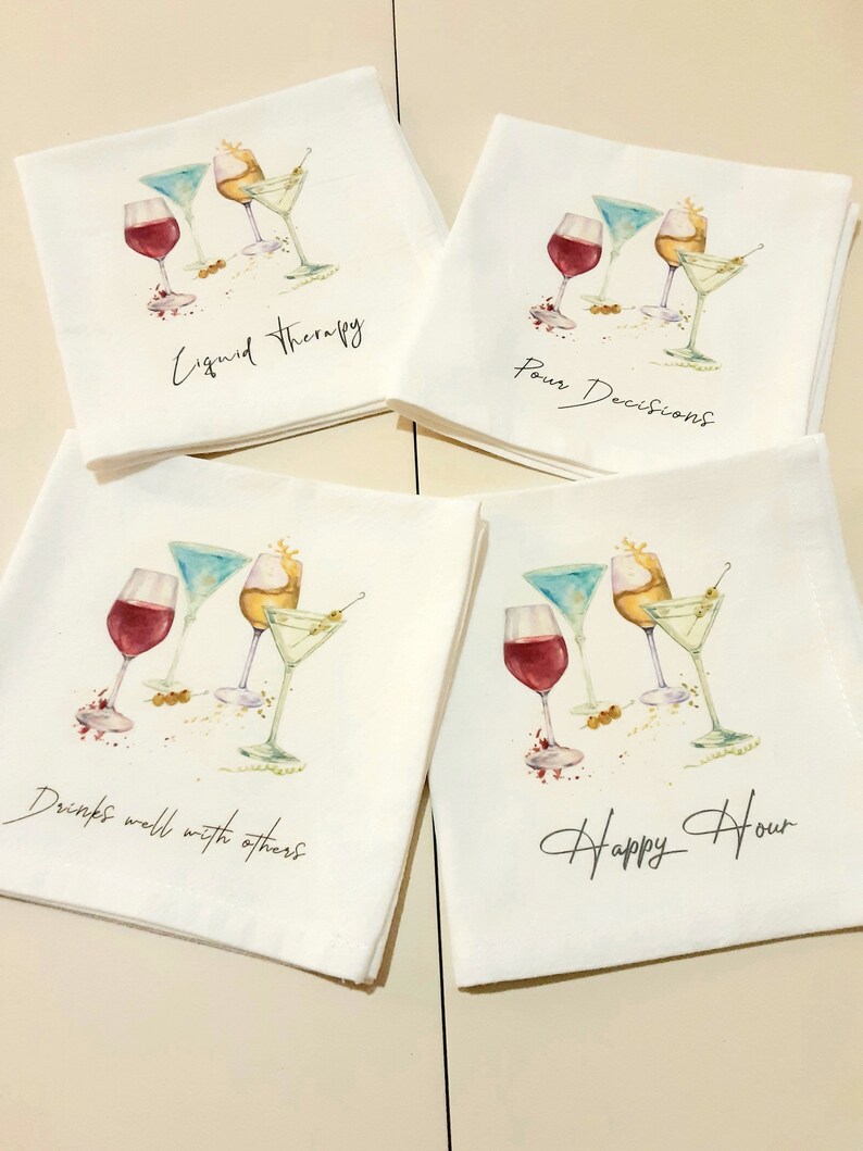 IdleTymeCreations Cocktail Napkins