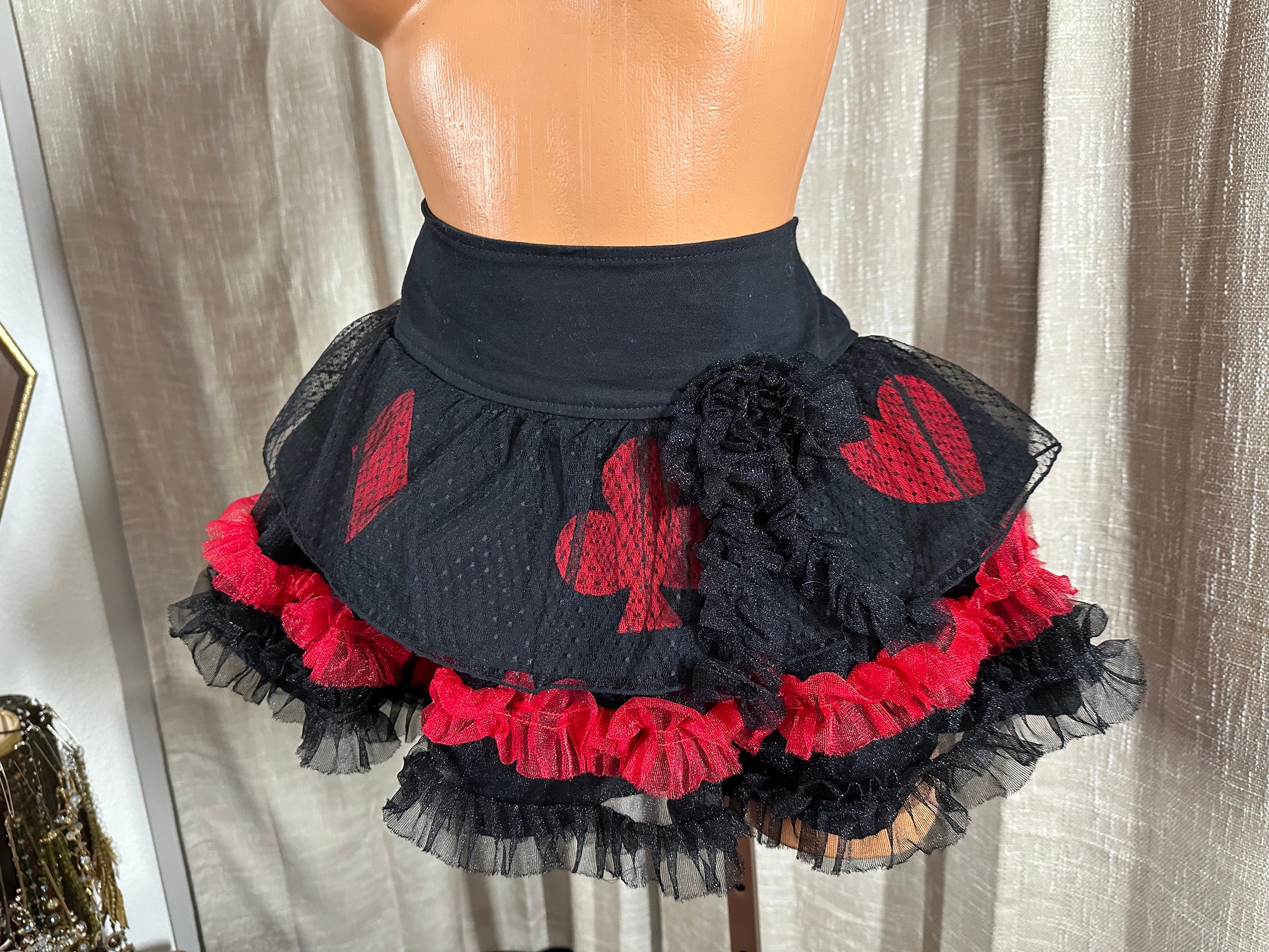 Vintage 1990s Tripp NYC Goth Punk Grunge Mini Skirt W/sheer